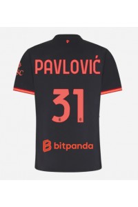 AC Milan Strahinja Pavlovic #31 Jalkapallovaatteet Naisten Kolmaspaita 2026-27 Lyhythihainen